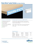 Data Strip® Label Holder for Wood Shelving
